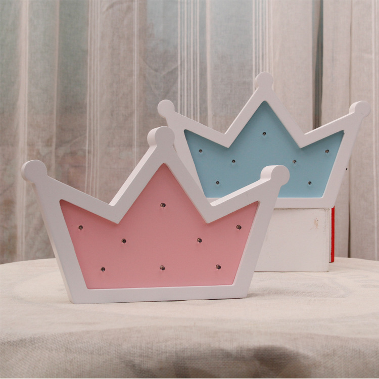 Nordic ins night light wall decoration crown light