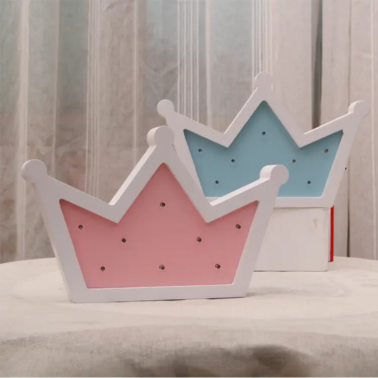 Nordic ins night light wall decoration crown light