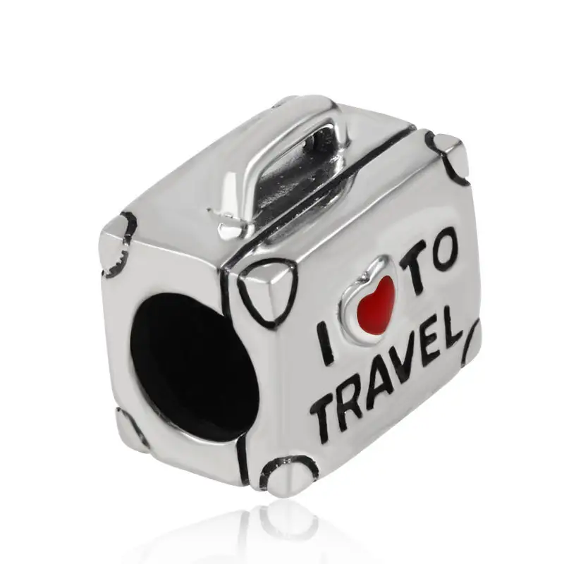 Cute camera pendant with beads