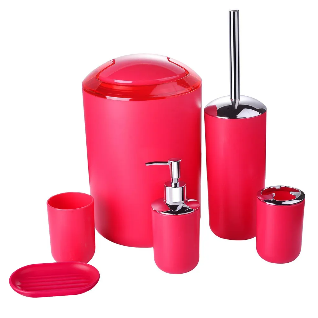 Bath kit toiletries - Red