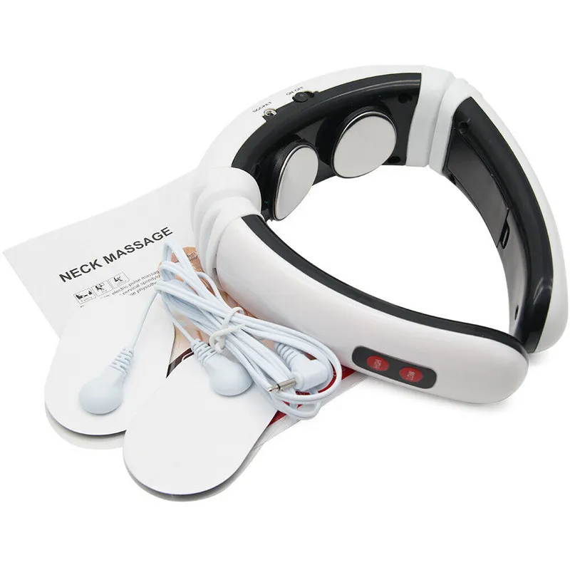 Electric neck massager with far infrared thermal pain relief tool for health care, for health care intelligent neck and back massager – image 4