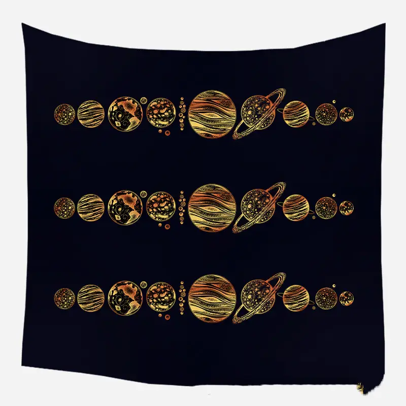 European medieval decorative hanging cloth
