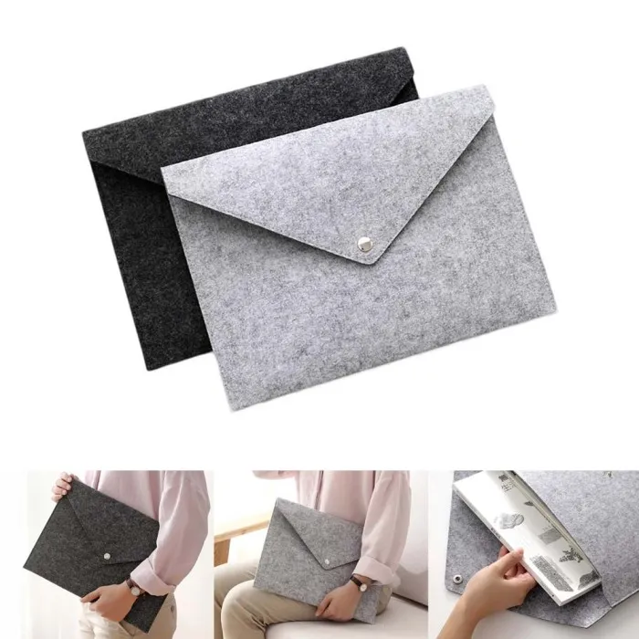 File bag felt briefcase