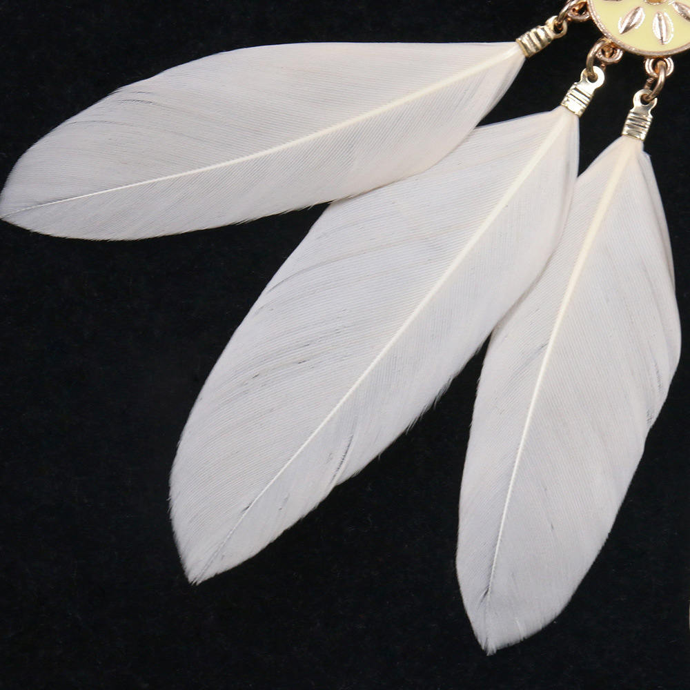 Fashion feather earrings