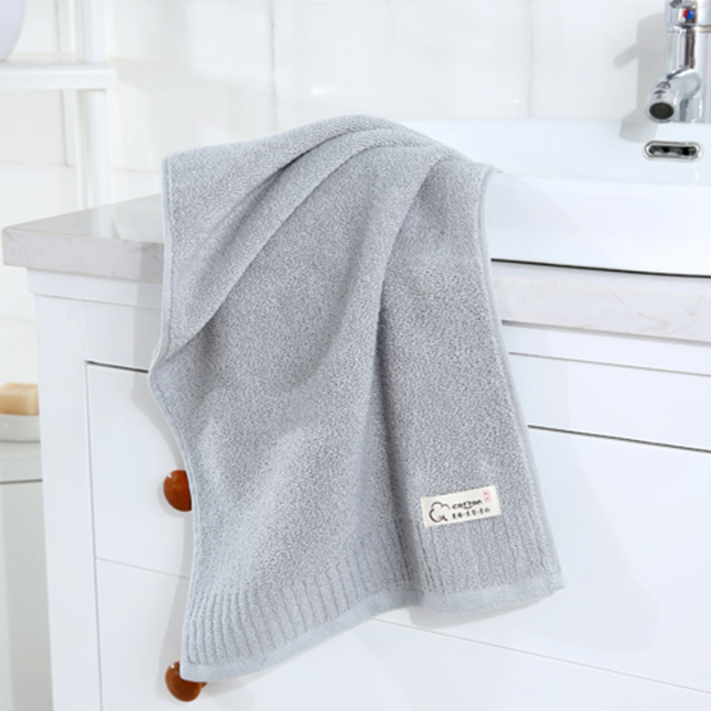 cotton soft and comfortable face towel Grey - Shop at LoveMi