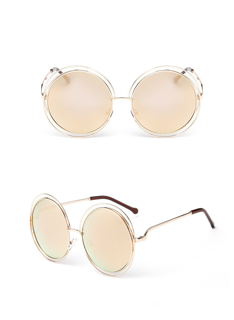 Title 2, Round metal cutout sunglasses