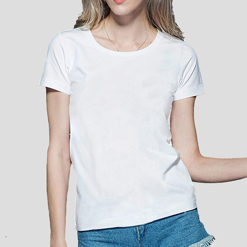 Women's T-shirt slim fit solid color