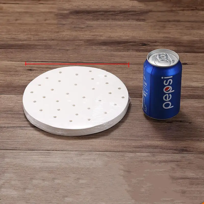 Disposable steamer sticker bun paper pad