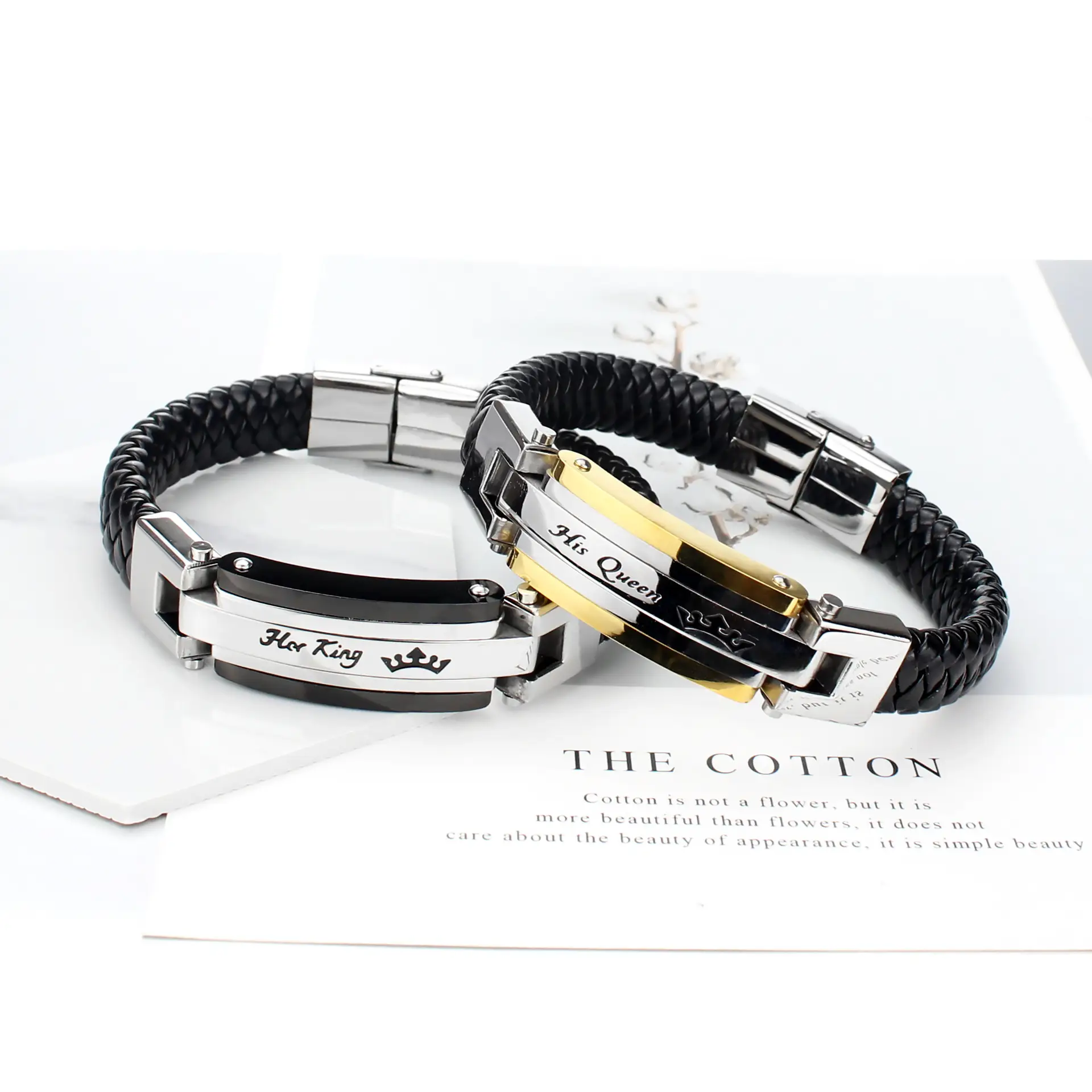 Men's and women's bracelet accessories