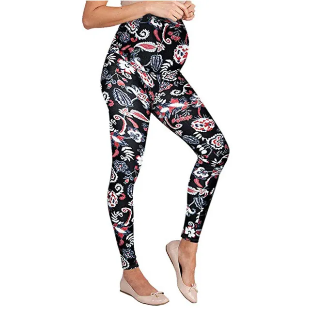High waist digital printed leggings Black - Shop at LoveMi
