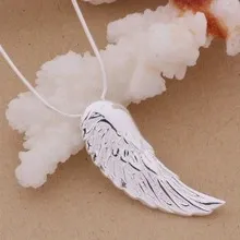 Silver-plated necklace - White