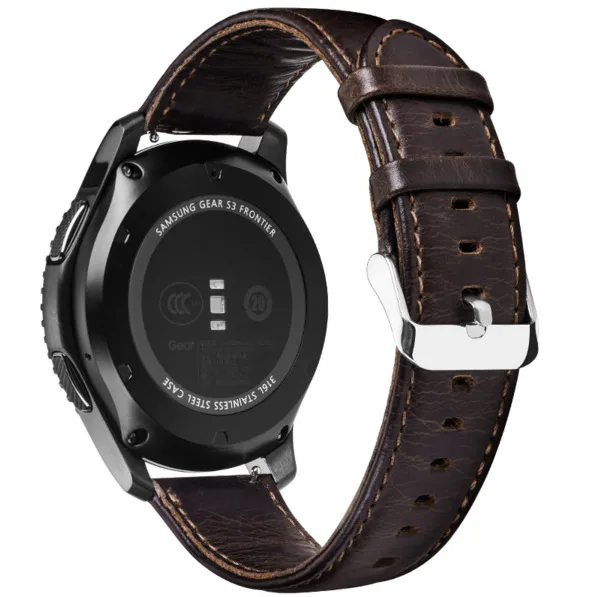 Leather watch strap Black - Shop at LoveMi