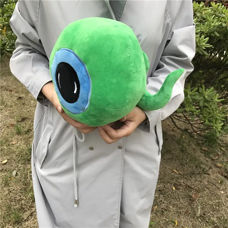 Green eyes plush toy