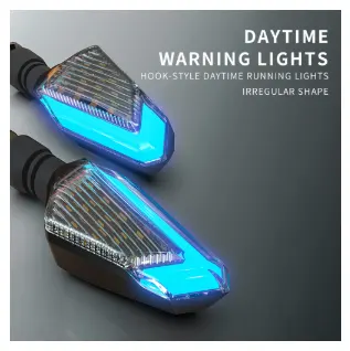 LED turn signal for off-road motorcycle modified