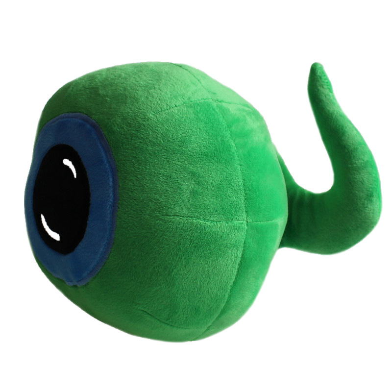 Green eyes plush toy