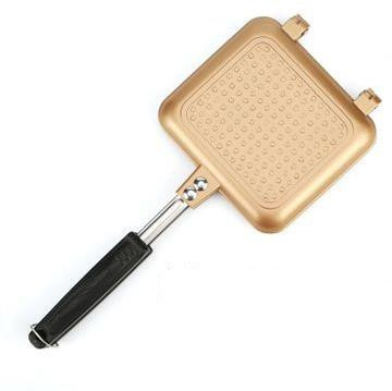 Sandwich frying pan induction cooker breakfast pot artifact Golden - Shop at LoveMi