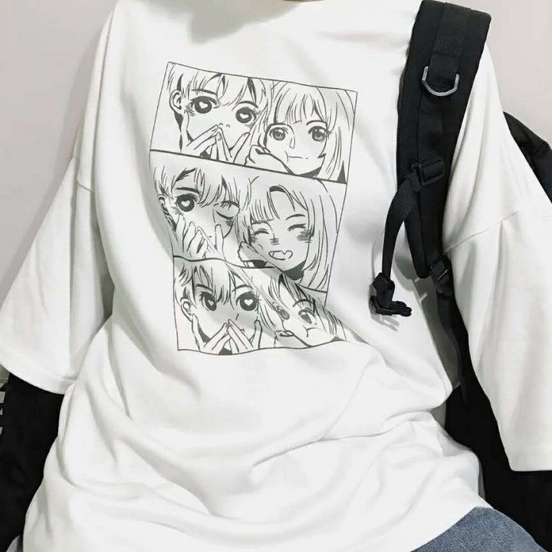 White color-block sleeves fake two long sleeves