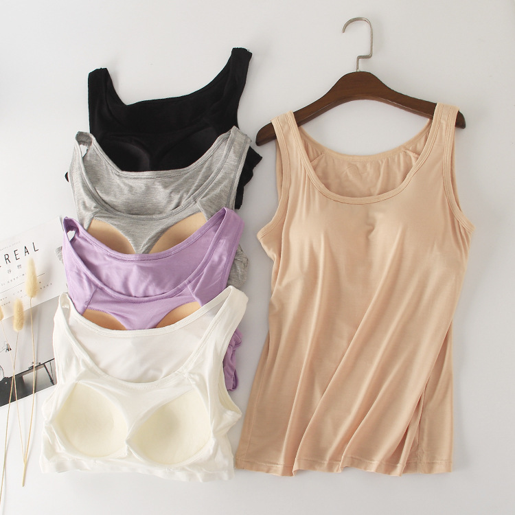 Non-steel ring integrated underwear with cup