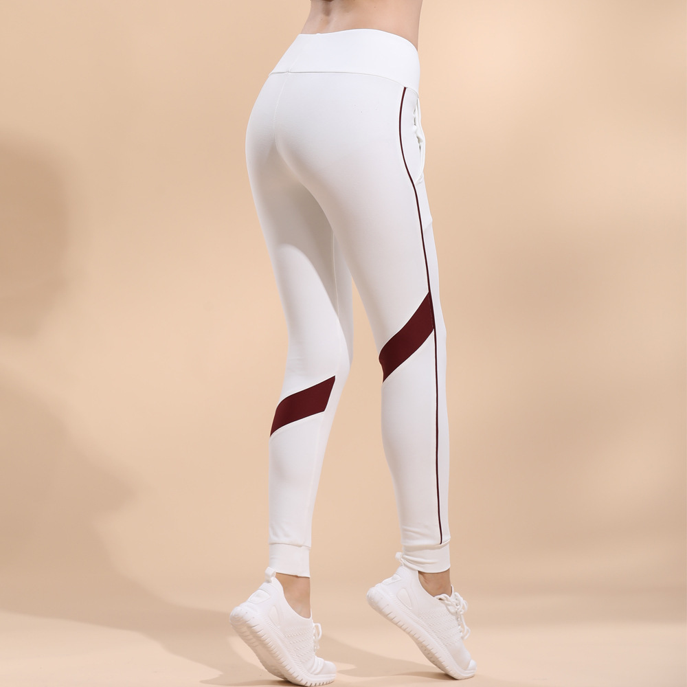 Skinny stretch-panel yoga pants