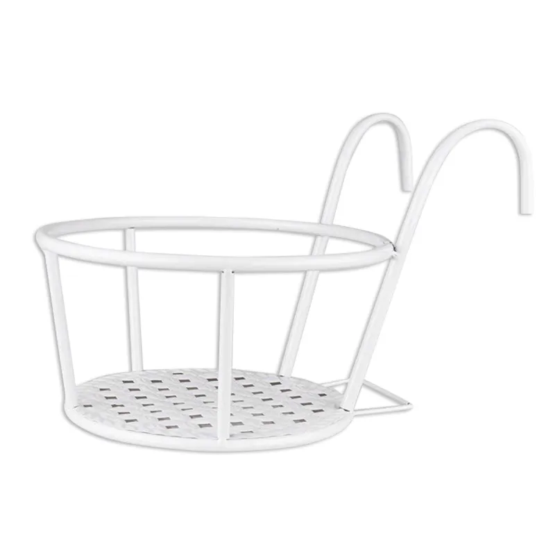 Chrome Black Metal Plant Pot Holder Outdoors Decoration Flower