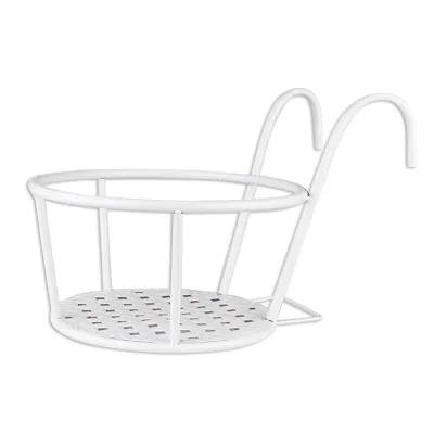 Chrome Black Metal Plant Pot Holder Outdoors Decoration Flower