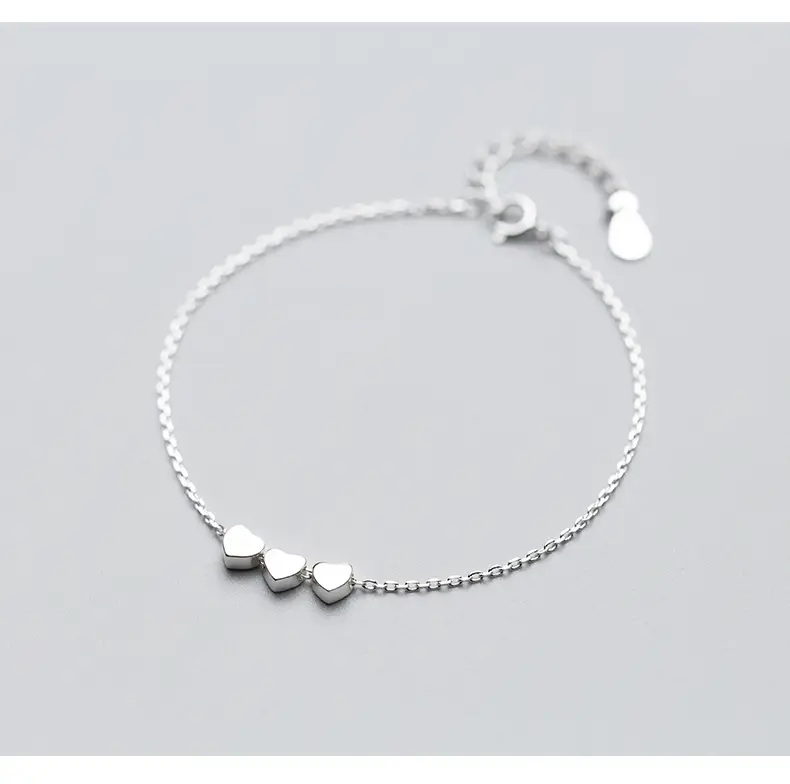 Heart shaped anklet
