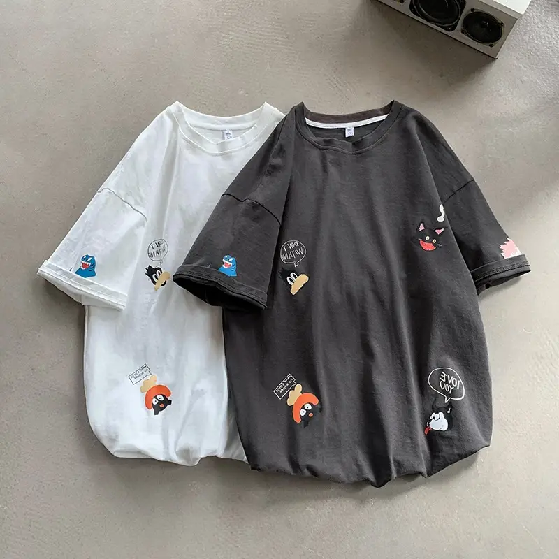 Cartoon trend short sleeve T-shirt