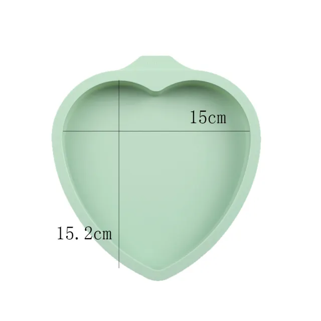 rainbow cake 6 inch heart shaped mold layered cake non stick silica gel mold baking tool 1 Pack - Shop at LoveMi