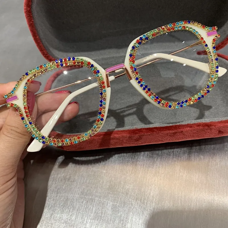 Diamond sunglasses - Cream