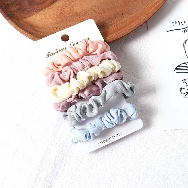 Simple fabric hair rings Style4 - Shop at LoveMi