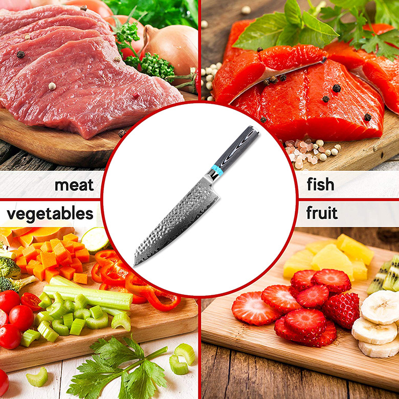 8 inch forged Damascus chef knife