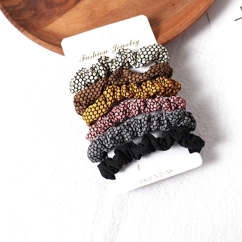 Simple fabric hair rings Style2 - Shop at LoveMi