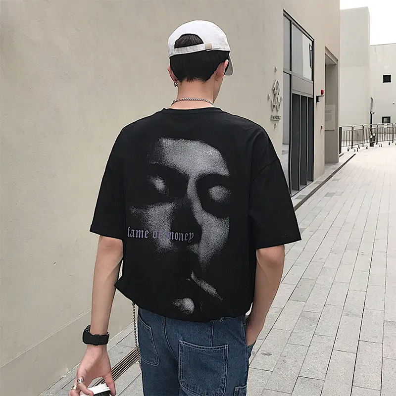 All-match half-sleeved hip-hop top