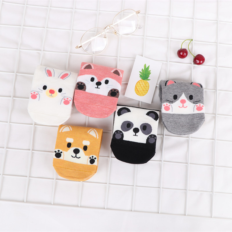 10pcs Cartoon three-dimensional socks