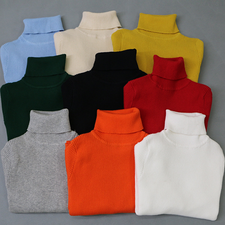 Parent-child turtleneck sweater