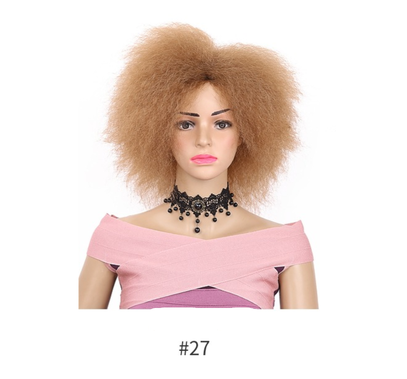 Fluffy curly hair wig 27 Cold - Shop at LoveMi