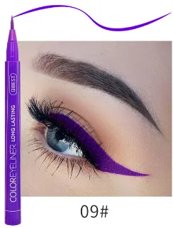 Waterproof non-smudged eyeliner - Purple