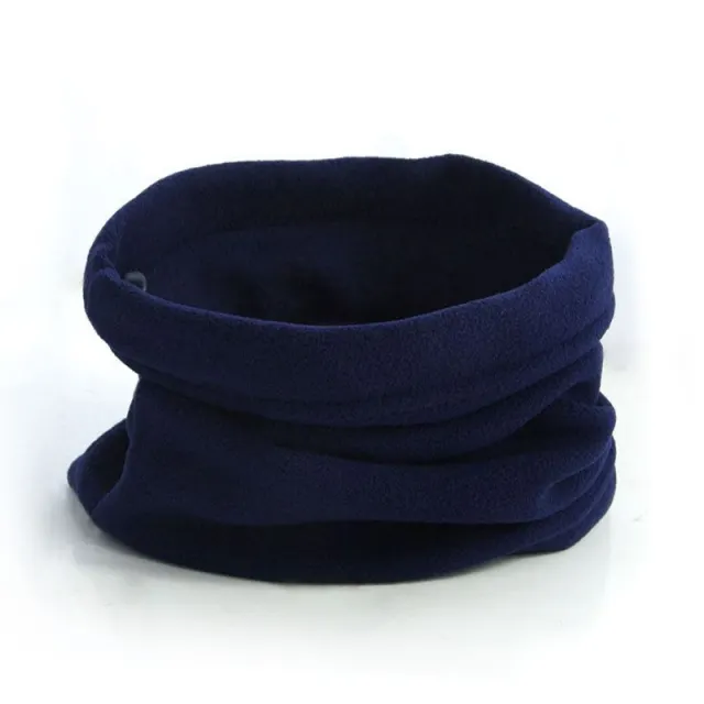 Warm wool scarf scarf Navy - Shop at LoveMi