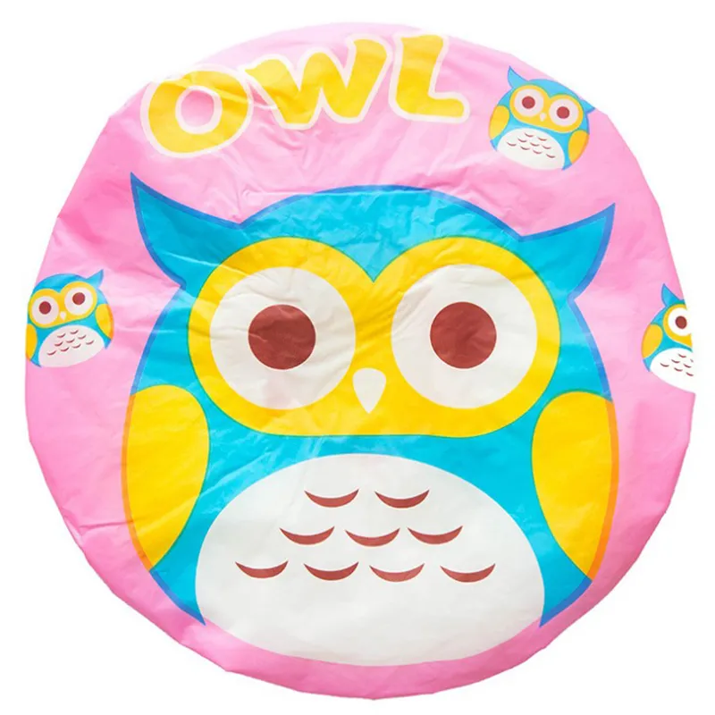 Cartoon waterproof shower cap - Owl
