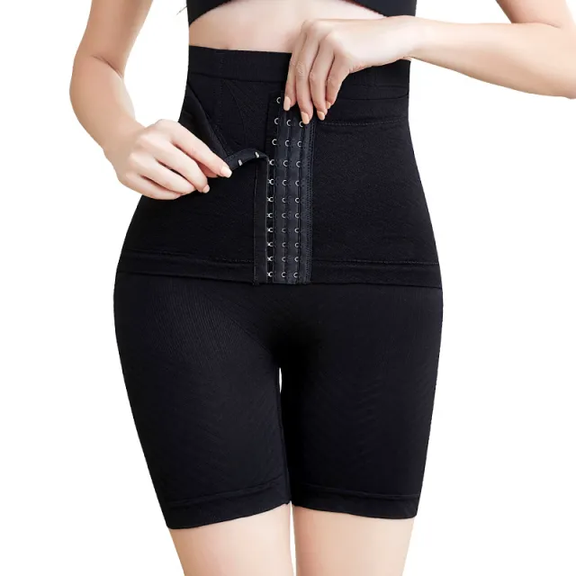 Seamless high waist three row button boxer Black - Shop at LoveMi