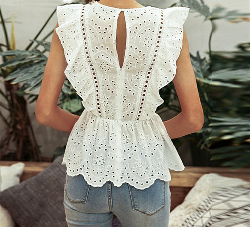 White lace top