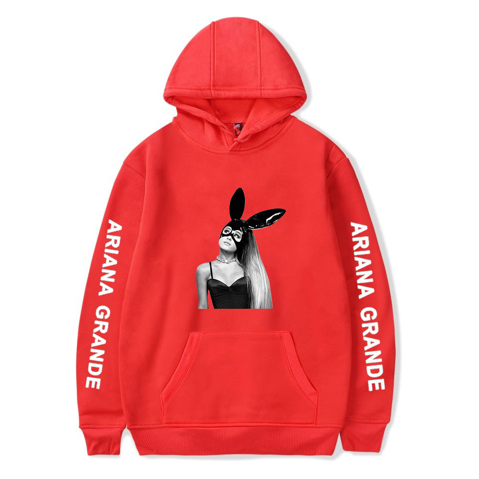 Ariana Grande Hooded Long Sleeve Sweatshirt