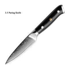 Japanese Damascus steel knife kitchen knife fruit knife - Fruit Knife - View 1