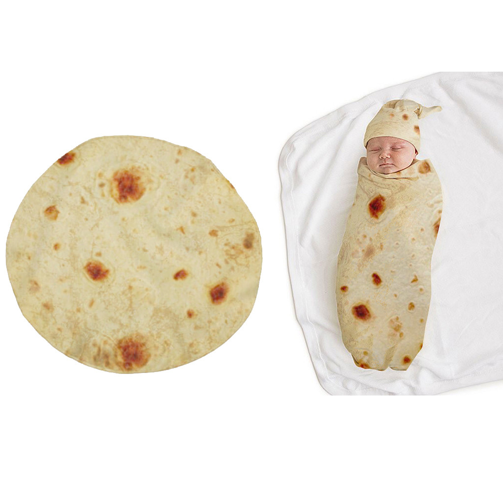 Tortilla and corn tortilla pancake blanket