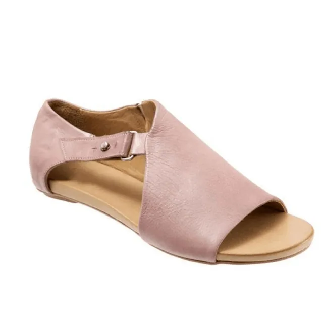 European and American popular flat sandals Pink - Shop at LoveMi