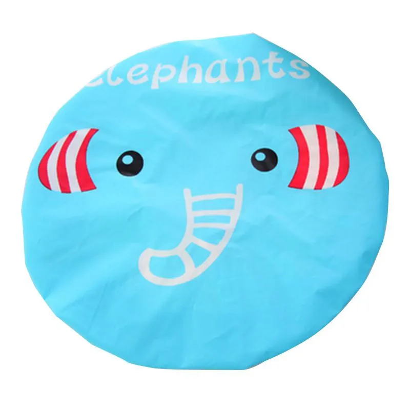Cartoon waterproof shower cap - Elephant