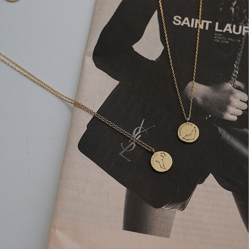 12 constellation necklace