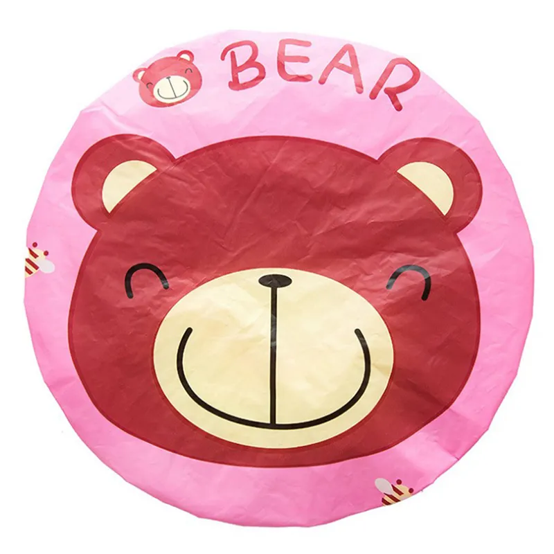 Cartoon waterproof shower cap - Bear