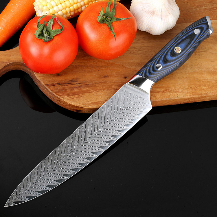 Damascus steel knife