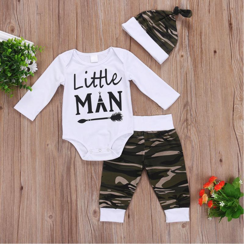 Letter-printed three-piece suit for children's wear